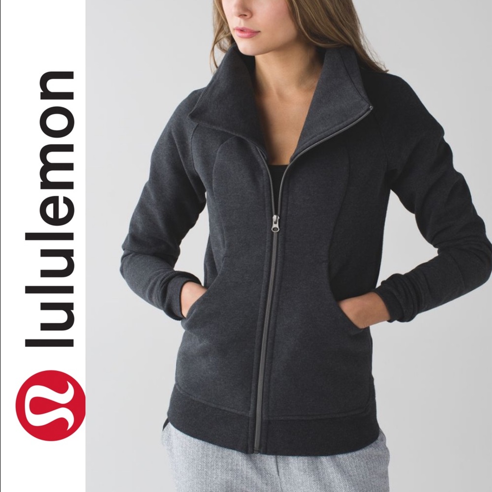 lululemon athletica Charcoal Gray Full‑Zip Jacket